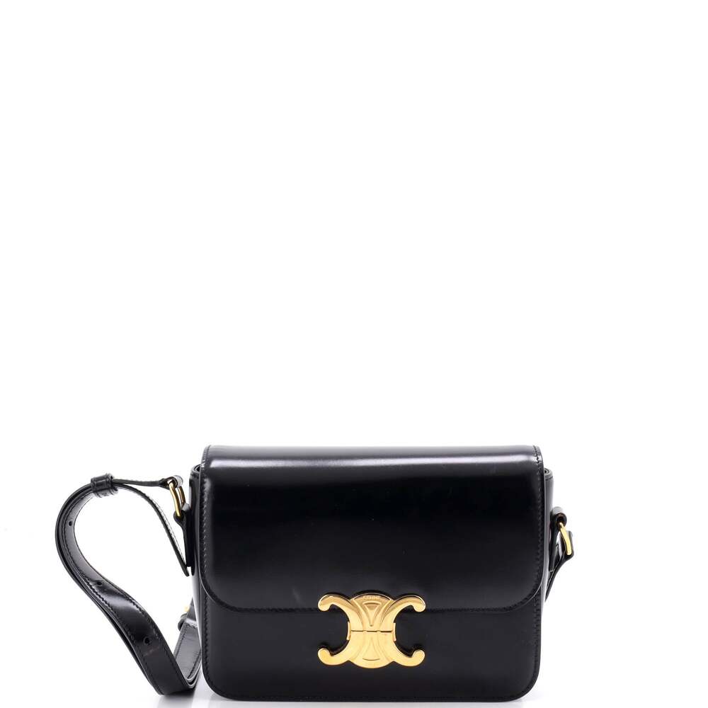Celine Triomphe Shoulder Bag Smooth #258014C26B